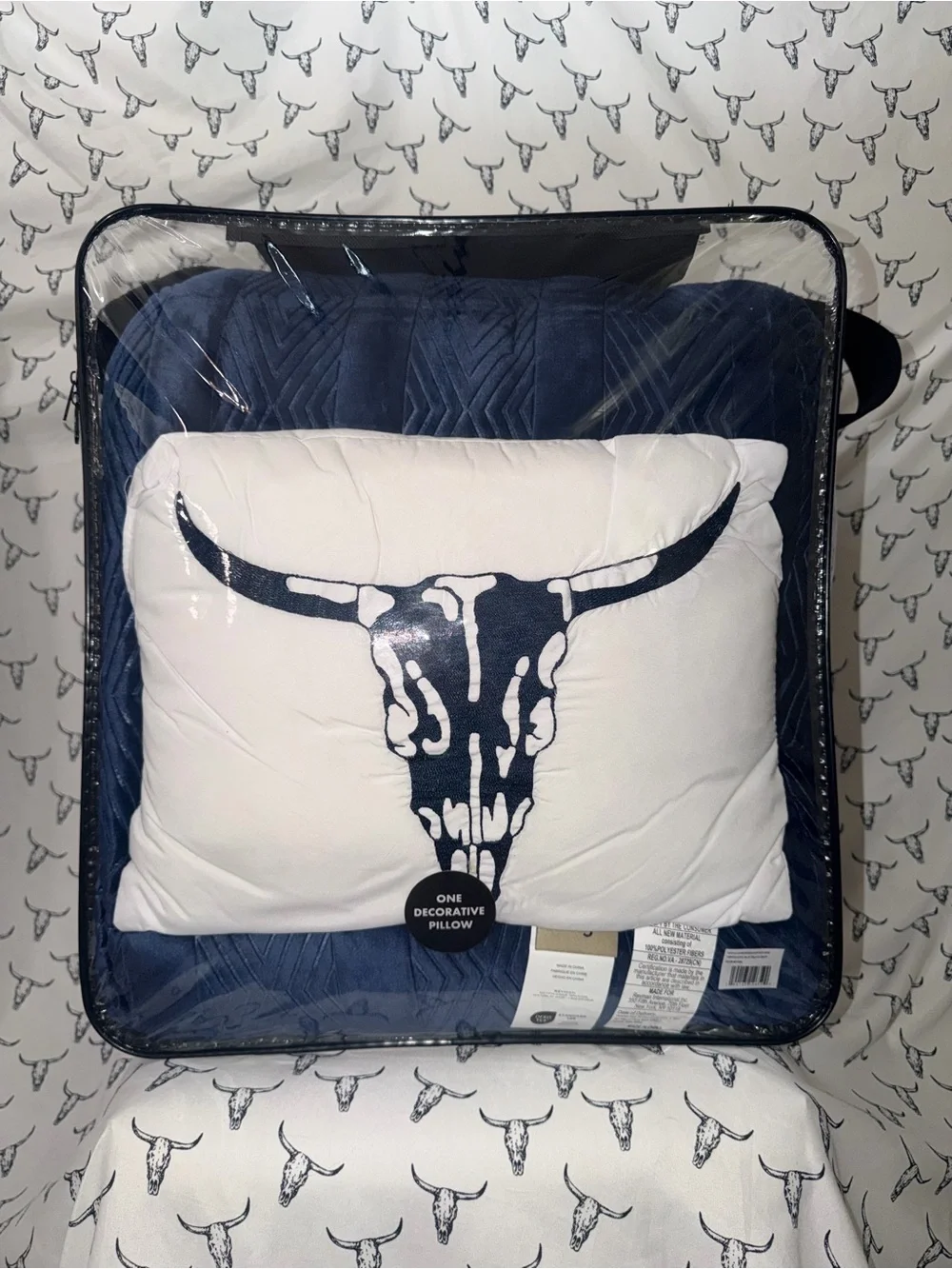 Wrangler King Comforter Set in Deep Blue